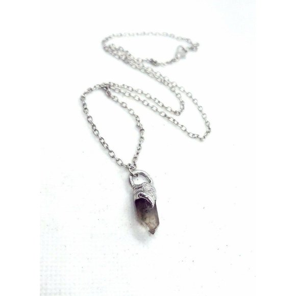 Green ghost quartz Necklace phantom quartz necklace - Picture 12 of 12